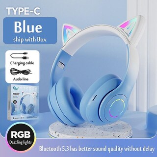 Foto 1 | Foto 1 | Auriculares Inalámbricos Bluetooth Orejas de Gato - Venta Internacional