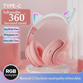 Foto 2 | Foto 2 | Auriculares Inalámbricos Bluetooth Orejas de Gato - Venta Internacional