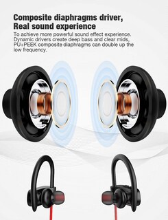 Foto 4 | Foto 4 | Venta Internacional - Auriculares Bluetooth Otium Ipx7 A Prueba De Agua Con Batería De 15 H