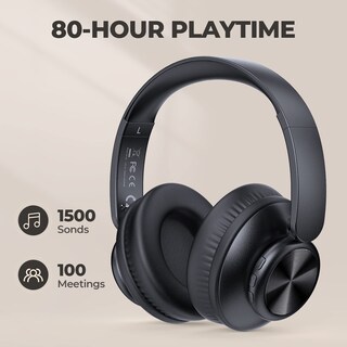 Foto 2 | Foto 2 | Venta Internacional - Auriculares Inalámbricos Fojep V8 Over Ear 80 Horas De Reproducción