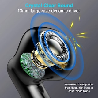 Foto 3 | Foto 3 | Venta Internacional - Auriculares Inalámbricos Jxrev Bluetooth 5.3 Stereo Bass Ip7 Waterpr