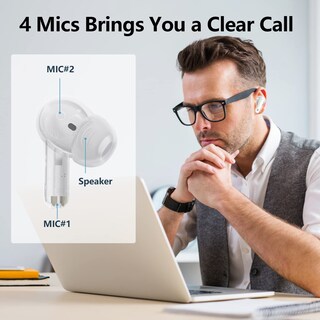 Foto 2 | Foto 2 | Venta Internacional - Auriculares Inalámbricos Xiaowtek A40 Pro 50 Horas De Reproducción Ipx7 Iphone