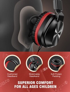 Foto 3 | Foto 3 | Venta Internacional - Auriculares Supraaurales Plegables Con Micrófono Para Adultos/niños Bla