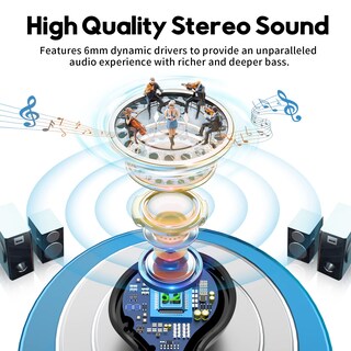 Foto 2 | Foto 2 | Auriculares Inalámbricos Kurdene S21 Bluetooth 5.2 40h Playtime Ipx5 - Venta Internacional