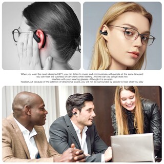 Foto 6 | Foto 6 | Auriculares Abiertos con Clip Kinganda Wireless Bluetooth 5.3 - Venta Internacional