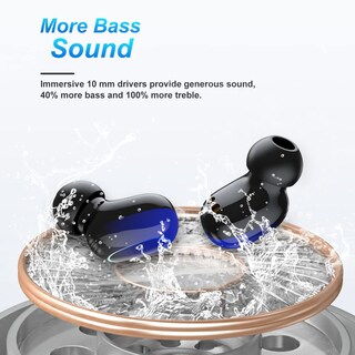 Foto 3 | Foto 3 | Auriculares Bluetooth Kinganda True Wireless Auriculares Azules - Venta Internacional