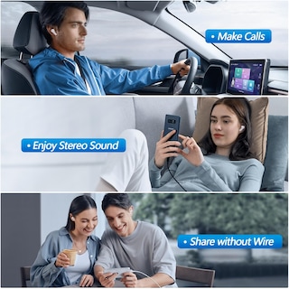 Foto 7 | Foto 7 | Auriculares Inalámbricos Kurdene S8 Bluetooth 5.3 con Micrófono - Venta Internacional