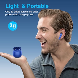Foto 4 | Foto 4 | Auricular Inalámbrico Jxrev Bluetooth 5.3 Stereo Bass Ipx7 Azul - Venta Internacional.