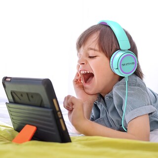 Foto 2 | Foto 2 | Auriculares Imyb V1 Para Niños, Estéreo Con Cable, Plegables, Verdes - Venta Internacional.