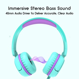 Foto 3 | Foto 3 | Auriculares Imyb V1 Para Niños, Estéreo Con Cable, Plegables, Verdes - Venta Internacional.