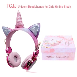 Foto 7 | Foto 7 | Auriculares Tcjj Unicorn Kids Para Niñas Y Adolescentes Con Micrófono - Venta Internacional.
