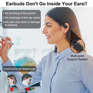 Foto 5 | Foto 5 | Audífonos In Ear Asiilovi Negros con Bluetooth-Venta Internacional