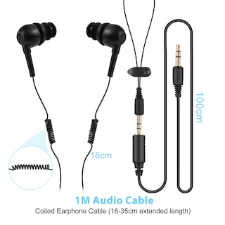 Foto 5 | Foto 5 | Auriculares Intraurales Agptek Ipx8 Impermeables Con Cable De Extensión - Venta Internacional.
