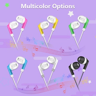 Foto 2 | Foto 2 | Audífonos Alámbricos Multicolor 50 Piezas-Venta Internacional
