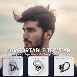 Foto 5 | Foto 5 | Auriculares Inalámbricos Shijiaet Yyk-580 Bluetooth 5.3 Ipx7 120h Bl - Venta Internacional.
