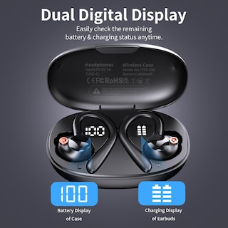 Foto 6 | Foto 6 | Auriculares Inalámbricos Shijiaet Yyk-580 Bluetooth 5.3 Ipx7 120h Bl - Venta Internacional.