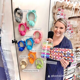 Foto 2 | Foto 2 | Auriculares Ailihen Kids Hd850 Con Micrófono, Paquete De 10 Unidades, Multicol - Venta Internacional.