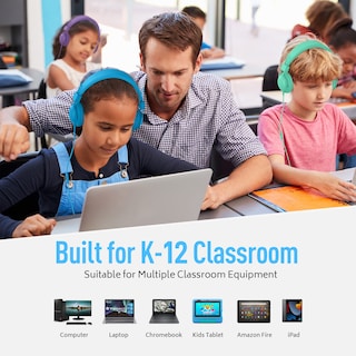 Foto 5 | Foto 5 | Auriculares Ailihen Kids Hd850 Con Micrófono, Paquete De 10 Unidades, Multicol - Venta Internacional.