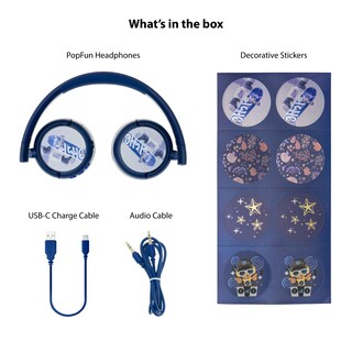 Foto 2 | Foto 2 | Auriculares Supraaurales Inalámbricos Bluetooth Para Niños Buddyphones Pop Fu - Venta Internacional.