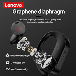 Foto 3 | Foto 3 | Auriculares Bluetooth Lenovo Lp7 Tws Inalámbricos Deportivos Negros - Venta Internacional.