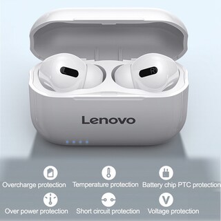 Foto 3 | Foto 3 | Auriculares Bluetooth Lenovo Inear Touch Con Color Blanco - Venta Internacional.