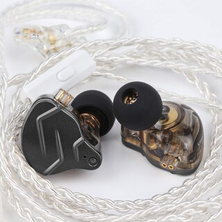 Foto 7 | Foto 7 | Auriculares Linsoul Kz Zsn Pro X Hybrid 1ba+1dd Con Micrófono Negros - Venta Internacional.