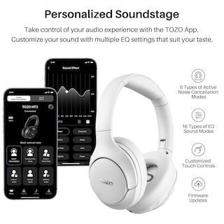 Foto 6 | Foto 6 | Auriculares Tozo Ht2 Hybrid con Cancelación Activa de Ruido Blancos - Venta Internacional