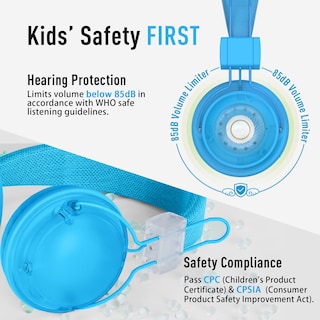 Foto 4 | Foto 4 | Auriculares Ailihen Kids HD850 con Micrófono y Paquete de 10 Unidades en Diferentes Colores - Venta Internacional