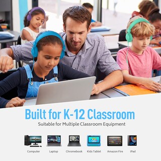 Foto 5 | Foto 5 | Auriculares Ailihen Kids HD850 con Micrófono y Paquete de 10 Unidades en Diferentes Colores - Venta Internacional