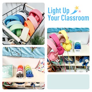 Foto 6 | Foto 6 | Auriculares Ailihen Kids HD850 con Micrófono y Paquete de 10 Unidades en Diferentes Colores - Venta Internacional