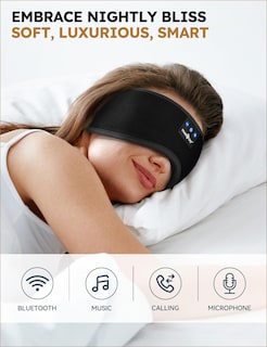Foto 2 | Foto 2 | Sleep Headphones Musicozy Bluetooth 5.2, Diadema Y Máscara Para Ojos - Venta Internacional.