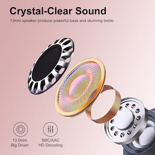 Foto 2 | Foto 2 | Auriculares Inalámbricos Lekaby X35 Bluetooth 5.3 40 Horas Ip7 Rosa - Venta Internacional