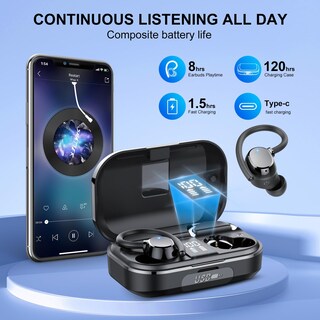 Foto 2 | Foto 2 | Auriculares Inalámbricos Pomuic 2023 Bluetooth 5.3 120 Horas Playtime I - Venta Internacional