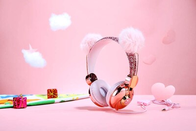 Foto 4 | Foto 4 | Auriculares Loakyo Kids Cute Bear Ear con Cable y Micrófono color Rosa - Venta Internacional