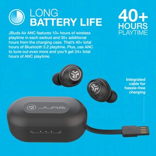 Foto 3 | Foto 3 | Auriculares Bluetooth JLab Jbuds Air Anc Negros con Cancelación de Ruido - Venta Internacional