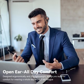 Foto 3 | Foto 3 | Auriculares Abiertos Levn con Micrófono Bluetooth 5.3 Resistentes Al Sudor - Venta Internacional
