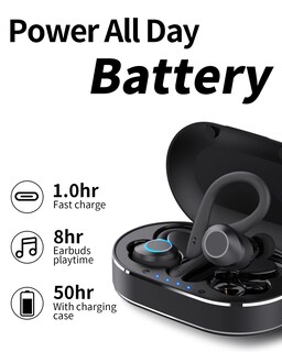 Foto 4 | Foto 4 | Auriculares Inalámbricos EUQQ Bluetooth 5.3 50 Horas Playtime Sports - Venta Internacional