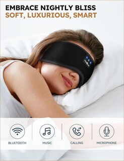 Foto 2 | Foto 2 | Auriculares para Dormir MUSICOZY Bluetooth 5.2 con Diadema y Máscara para Ojos - Venta Internacional