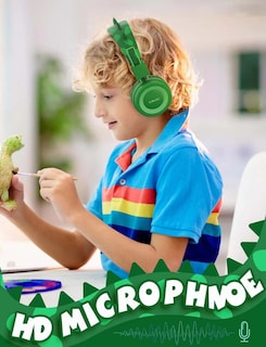 Foto 2 | Foto 2 | Auriculares Simjar Dinosaur Kids con Micrófono y Limitador de Volumen - Venta Internacional