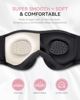 Foto 3 | Foto 3 | Máscara para Dormir MUSICOZY Rosa con Audífonos-Venta Internacional