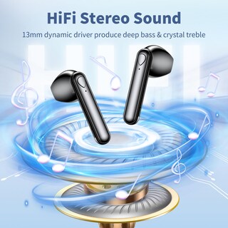 Foto 5 | Foto 5 | Auriculares Inalámbricos Jarwaro Bluetooth 5.3 48h Playtime Ipx7 Water - Venta Internacional