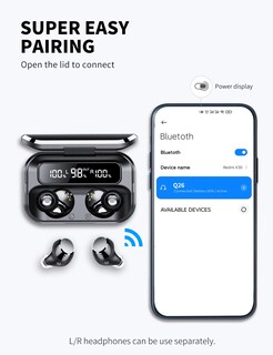 Foto 5 | Foto 5 | Auriculares Inalámbricos Lekaby Bluetooth 5.1 100h Playtime Ipx7 - Venta Internacional