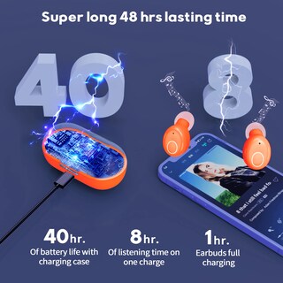 Foto 3 | Foto 3 | Auriculares Bluetooth Kurdene S8 Pro 48h Playtime Ipx8 a Prueba de Agua - Venta Internacional