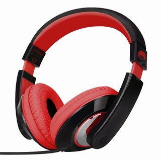 Foto 1 | Foto 1 | Auriculares para Colocar Sobre Las Orejas Rockpapa Comfort Kids Para Uso Escolar Color Negro Y Rojo - Venta Internacional