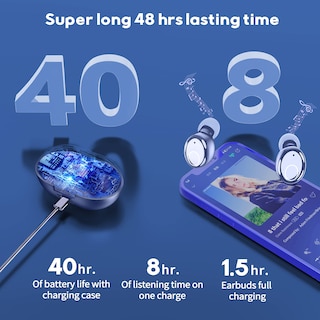 Foto 3 | Foto 3 | Auriculares con Bluetooth Kurdene S8 48h Playtime Ipx8 Impermeables - Venta Internacional