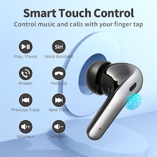 Foto 4 | Foto 4 | Auriculares Bluetooth Tagry True Wireless Reproducción de 60 Horas - Venta Internacional