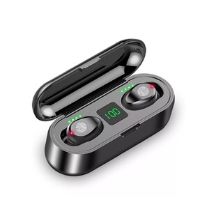 Foto 1 | Foto 1 | Auriculares Inalámbricos Lenovo F9 Bluetooth 5.0 TWS Negros