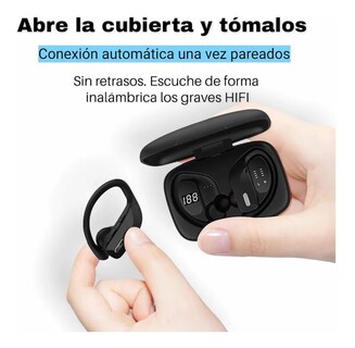 Foto 2 | Foto 2 | Auriculares Bluetooth Anticaída para IPhone y Android Deportivos - Venta Internacional
