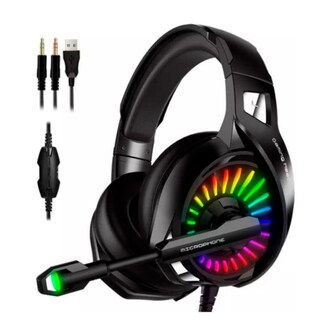 Foto 1 | Foto 1 | Auriculares para Jugadores con Sonido Estéreo con Luz RGB - Venta Internacional