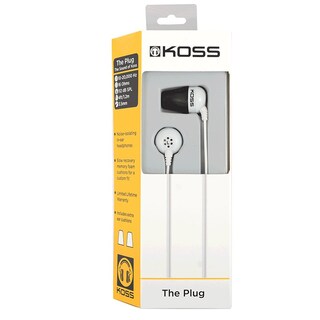 Foto 5 | Foto 5 | Auriculares Intraurales Koss The Plug con Cable Bluetooth Blancos - Venta Internacional